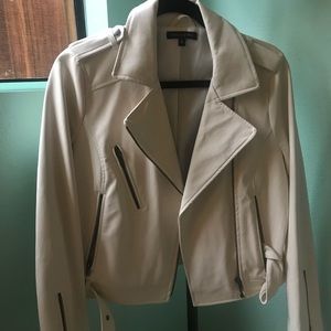 White Leather Jackeg